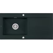 Deante Sabor Nero zlewozmywak ceramiczny 101,5x51 cm czarny mat ZCBN113