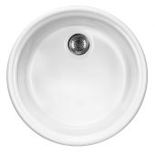 Deante Lusitano zlewozmywak ceramiczny 44,5 cm biały ZCL680N