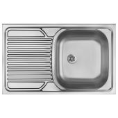 Outlet - Deante Tango zlewozmywak stalowy 80x50 cm nakładany stal dekor ZM5311L