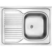Outlet - Deante Tango zlewozmywak stalowy 80x60 cm nakładany stal dekor ZM6311L