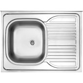 Outlet - Deante Tango zlewozmywak stalowy 80x60 cm nakładany stal dekor ZM6311P