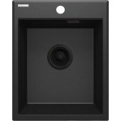 Deante Eridan zlewozmywak granitowy 50x40 cm grafit metalik ZQEG104