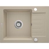 Deante Zorba zlewozmywak granitowy 58x44 cm wpuszczany piaskowy ZQZ711A