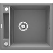Deante Magnetic zlewozmywak granitowy 56x50 cm magnetyczny szary metalik ZRMS103