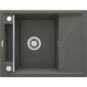 Deante Magnetic zlewozmywak granitowy 64x50 cm magnetyczny antracyt metalik ZRMT11A