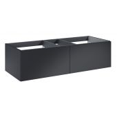 Elita Look Slim szafka 120x44,9x31,8 cm podumywalkowa wisząca black matt RE081204027160
