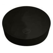 Elita Lorca umywalka 41,5x41,5 cm okrągła nablatowa black matt RE040420047160