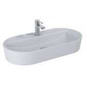 Elita Babette umywalka 81,5x41,5 cm owalna nablatowa stone matt RE040820017040