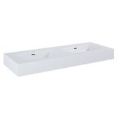 Elita Dimple umywalka 121x46 cm prostokątna ścienna-podwójna white matt RE041200025290