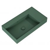 Elita Level umywalka 80,5x45,5 cm prostokątna ścienna lewa forest green matt RE041461177010