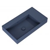Elita Level umywalka 80,5x45,5 cm prostokątna ścienna lewa navy blue matt RE041461177030