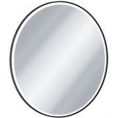 Excellent Corido lustro 100x100 cm okrągłe z oświetleniem z matą grzewczą czarny DOEX.CO100.BL