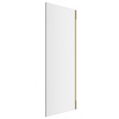 Excellent Rols ścianka prysznicowa z drzwiami 90 cm złoty połysk/szkło przezroczyste KAEX.2606.900.LP.GL