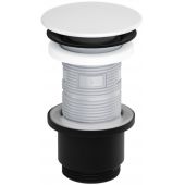 Excellent Design korek do umywalki czarny/śnieżnobiały ARIN.1485.K.02.WHBL