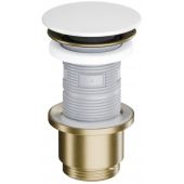 Excellent Design korek do umywalki złoty szczotkowany/śnieżnobiały ARIN.1485.K.02.WHGB