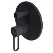 FDesign Zaffiro bateria wannowo-prysznicowa podtynkowa czarna FD1-ZFR-7P-22