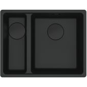 Franke Maris MRG 160-34-15SBL zlewozmywak 52x40 cm Fragranite czarny mat 125.0697.756
