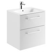 Geberit Selnova Square umywalka z szafką 60 cm białą 501.236.00.1