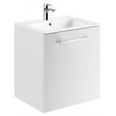 Geberit Selnova Square umywalka z szafką 60 cm zestaw meblowy biały połysk 501.252.00.1