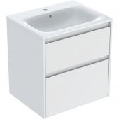 Geberit Selnova Square umywalka z szafką 60 cm biały mat  504.138.00.1