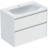 Geberit Selnova Square umywalka z szafką 80 cm biały mat  504.139.00.1