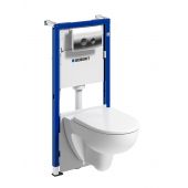 Geberit Duofix zestaw stelaż z miską, deską i przyciskiem 118.341.21.2