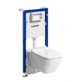 Geberit Duofix zestaw miska z deską i stelaż 118.346.00.2
