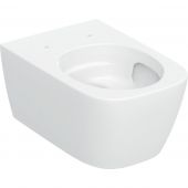 Geberit Smyle Square miska WC wisząca bez kołnierza ze spłukiwaniem wirowym biały połysk 503.170.00.1