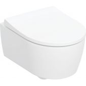 Geberit iCon miska WC wisząca bez kołnierza biały połysk z deską wolnoopadającą 503.232.00.1