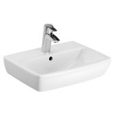 Geberit Selnova Square umywalka 45x35 cm prostokątna ścienna-nablatowa biała 500.322.01.7