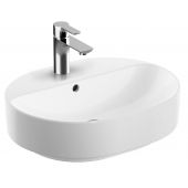 Geberit Variform umywalka 50x40 cm owalna nablatowa biała 500.775.01.2