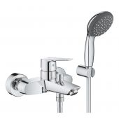 Grohe Start bateria wannowo-prysznicowa ścienna z kompletem natryskowym chrom 23413002
