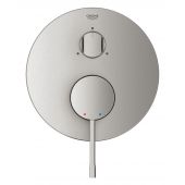 Grohe Essence bateria wannowo-prysznicowa podtynkowa stal nierdzewna 24092DC1
