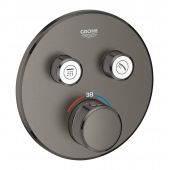 Grohe Grohtherm SmartControl bateria wannowo-prysznicowa podtynkowa termostatyczna brushed hard graphite 29119AL0