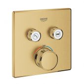 Grohe Grohtherm SmartControl bateria wannowo-prysznicowa podtynkowa termostatyczna brushed cool sunrise 29124GN0