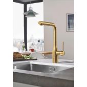 Grohe Essence bateria kuchenna stojąca Brushed Cool Sunrise 30270GN0