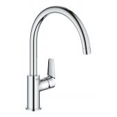Grohe BauEdge bateria kuchenna stojąca StarLight Chrome 31367001