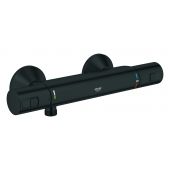 Grohe Precision bateria prysznicowa ścienna termostatyczna czarna 345942430