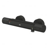 Grohe Precision Feel bateria prysznicowa ścienna termostatyczna czarny mat 347902430