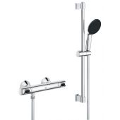 Grohe Precision Flow bateria prysznicowa ścienna termostatyczna chrom 34800001