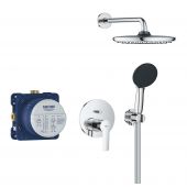 Grohe Start zestaw prysznicowy podtynkowy z deszczownicą chrom 25292000