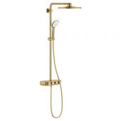 Grohe Euphoria zestaw prysznicowy ścienny termostatyczny z deszczownicą Brushed Cool Sunrise 26507GN0