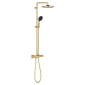 Grohe Vitalio Start Shower System zestaw prysznicowy ścienny termostatyczny z deszczownicą Brushed Cool Sunrise 26677GN1