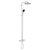 Grohe Vitalio Start System zestaw wannowo-prysznicowy ścienny termostatyczny z deszczownicą chrom 26988001
