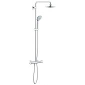 Grohe Euphoria zestaw prysznicowy ścienny termostatyczny z deszczownicą StarLight Chrome 27296001