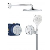 Grohe Precision Smartcontrol zestaw prysznicowy podtynkowy termostatyczny z deszczownicą chrom 34877000