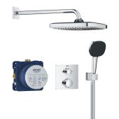 Grohe Vitalio Comfort zestaw prysznicowy podtynkowy termostatyczny z deszczownicą chrom 34882000