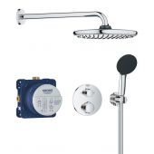 Grohe Vitalio Start zestaw prysznicowy podtynkowy termostatyczny z deszczownicą chrom 34883000