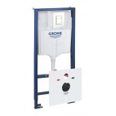 Grohe Rapid SL Fresh zestaw stelaż podtynkowy 5w1 z przyciskiem Skate Cosmopolitan biel alpejska 39448000