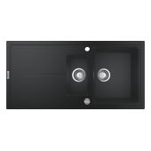 Grohe K400 zlewozmywak 100x50 cm kompozyt wpuszczany czarny granit 31642AP0